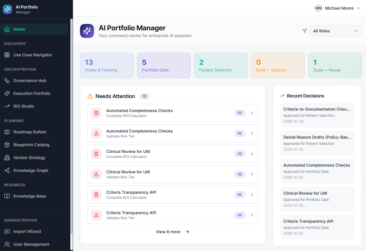 AI Portfolio Manager for Payers