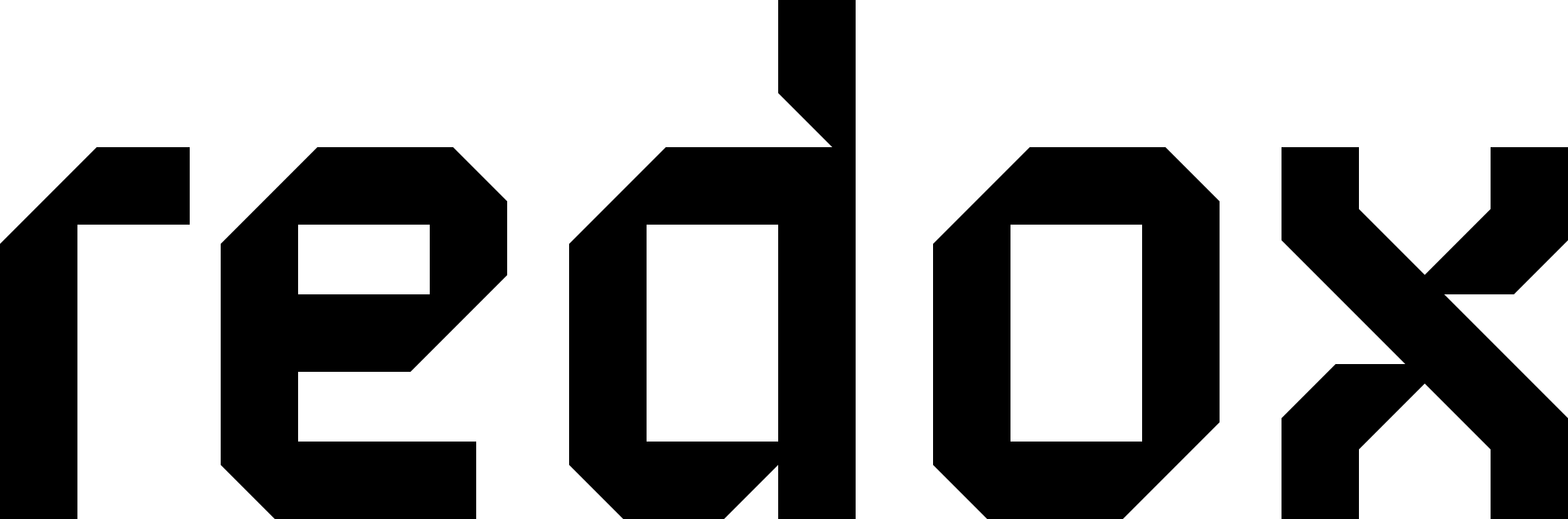 redox logo black