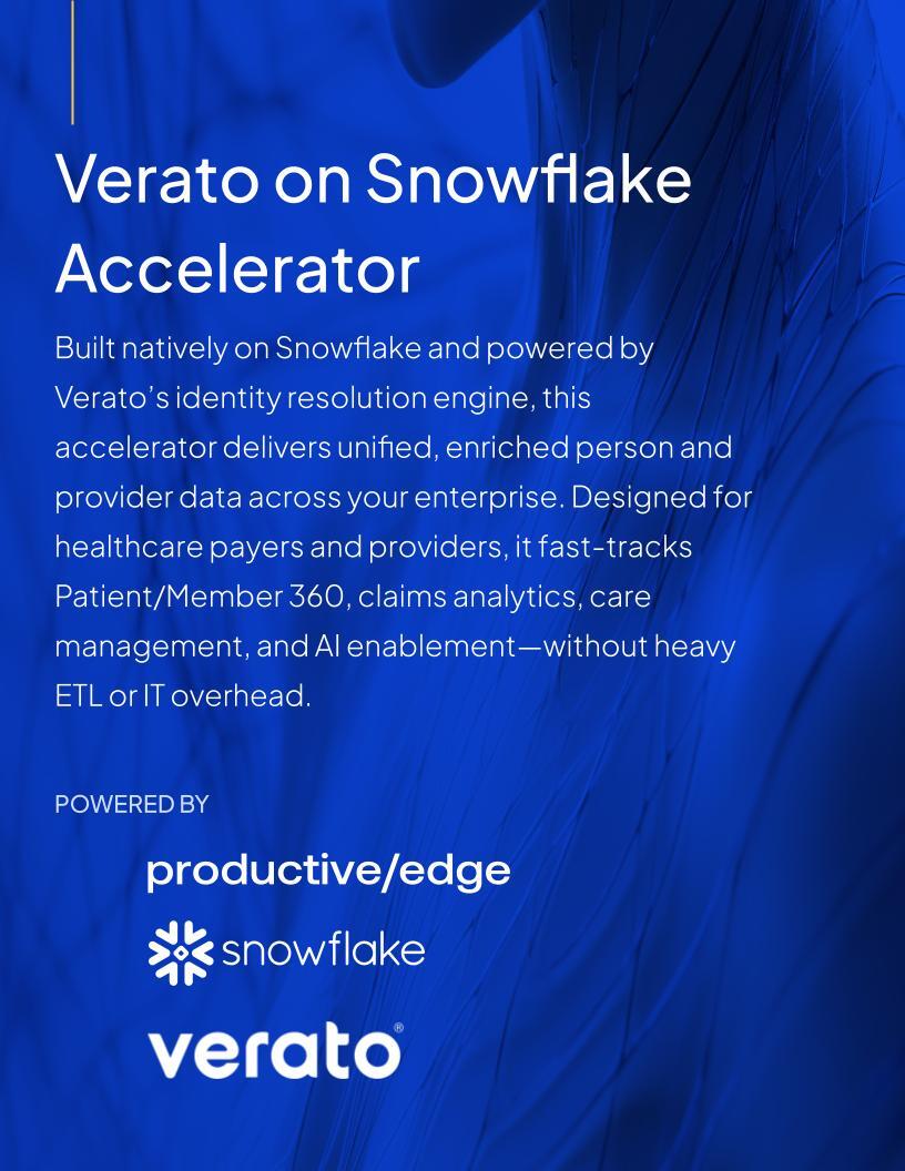 Copy of Verato on Snowflake Accelerator Brochure